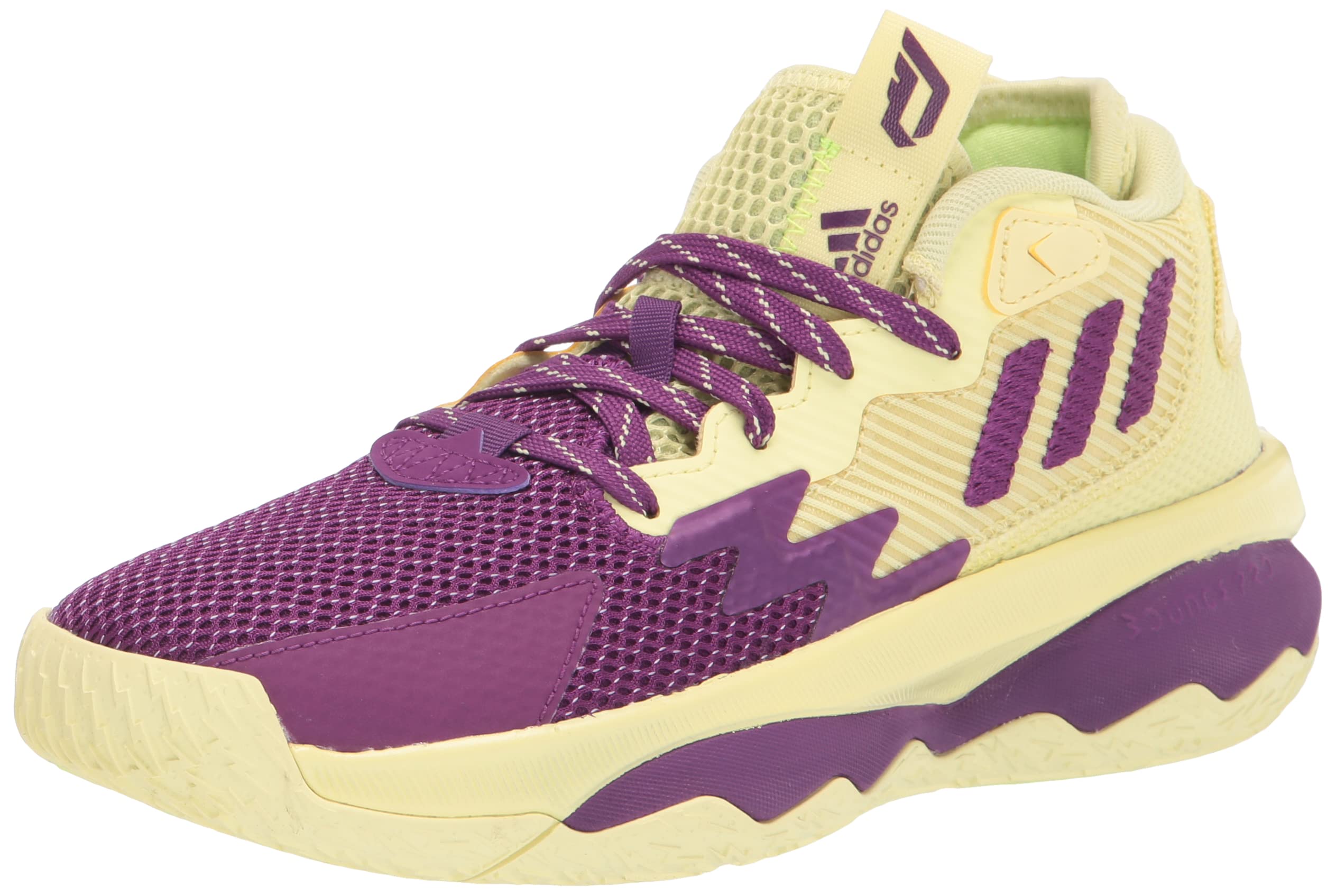 Amazon | adidas Unisex Dame 8 Basketball Shoe, Yellow Tint/Glory